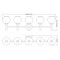 Z-Lite Sutton Vanity, 5-Light, 39.5 In.W x 7 In.L x 10.25 In.H, Brushed Gold/Clear 7502-5V-BG - alternate 3